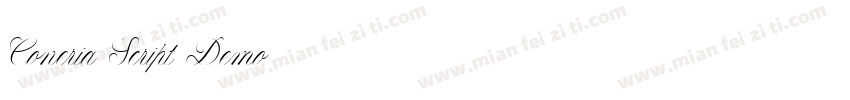 Coneria Script Demo字体转换